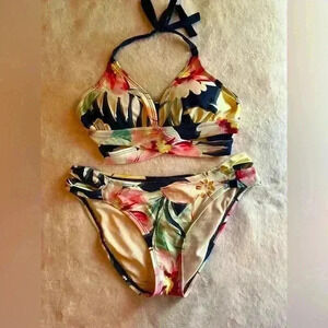 Kona Sol SZ S Adorable Floral Bikini